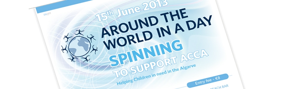 Spinning Around the World to Support ACCA