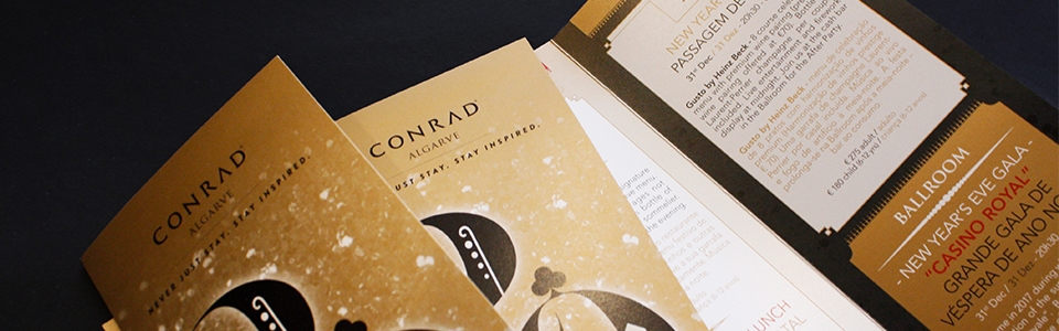 Conrad Algarve Festive Leaflet menu